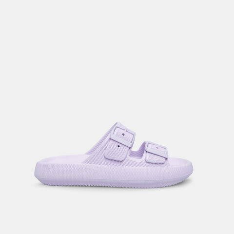 Zapatillas de plataforma de mujer con tiras, Violeta Zapatillas de plataforma de mujer con tiras, Violeta